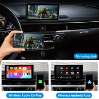 Kit de Interfaz de Módulo Decodificador Inalámbrico CarPlay Android Auto para Actualización de Sistema Multimedia de Coche A4 A3 A5 A6 A7 A8 Q2 Q5 Q7 para Audi