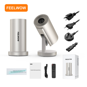 Bán buôn tính năng mới 180 xoay mini HD video nhỏ Máy chiếu 1g di chuyển rạp chiếu phim di động máy chiếu thông minh 4K Android 13 - Product Image 1