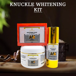 Set per la Cura della Pelle con Siero Sbiancante L-Glutathione, Sapone Esfoliante al Kojic, Crema Idratante Viso e Retinolo - Product Image 3
