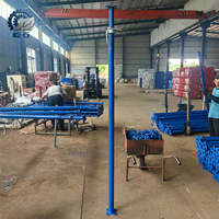 Puntales de Acero Ajustables para Encofrado y Andamios de Construcción, Acabado Galvanizado en Caliente