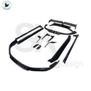 Nouveau pour <span class=keywords><strong>Techart</strong></span> Kit de carrosserie pour <span class=keywords><strong>Porsche</strong></span> <span class=keywords><strong>911</strong></span> 992 Facelift pare-chocs avec lèvre avant diffuseur arrière jupes latérales aileron arrière - Product Image 5