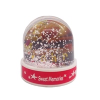 Globe à Neige Personnalisable en Acrylique Écologique pour Photos – Décoration Maison et Cadeaux d'Anniversaire – Vente en Gros