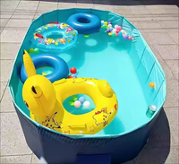 Hot Sale Großes Tragbares PVC-Schwimmbecken für Erwachsene, Aufblasbarer Aufstellpool für Kinder im Freien