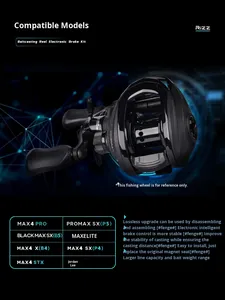 Kit de Carrete de Pesca de Lanzamiento con Mosca <span class=keywords><strong>Abu</strong></span> Improved DC, Módulo DC Universal, Adaptador de Sonido, B4B5P4P5 Jordan Lee, Carrete de Pesca de Lanzamiento con Mosca Derecho - Product Image 5