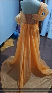Vestido <span class=keywords><strong>de</strong></span> Novia Africano <span class=keywords><strong>de</strong></span> Encaje con Cuentas Multicolores Personalizado 2025, Vestido <span class=keywords><strong>de</strong></span> <span class=keywords><strong>Fiesta</strong></span> Aso Ebi con Bordado <span class=keywords><strong>de</strong></span> Cristal - Product Image 4