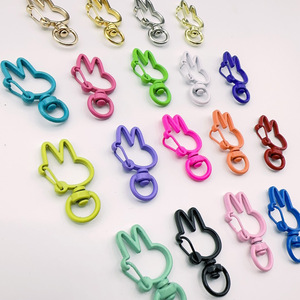 Portachiavi a Forma di Coniglio Colorato Macaron Wanjinlai, Opposto, Anno del , Chiave per Auto Volante a Sorpresa, Forte Fai-da-Te - Product Image 2