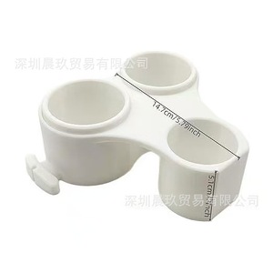 Organizador de tubos para extractor de leche, soporte de plástico con 3 tazas para accesorios de bebé - Product Image 4