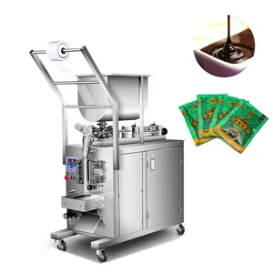 oil pouch liquid packing machine automatic henna paste cones packing machine sauce packing machine labeling