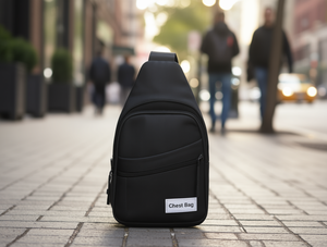 Borsa a Tracolla con Chiusura a Cerniera, Guscio Morbido Resistente all'Acqua, Tasca Frontale, Design Minimalista per Uso Quotidiano, Adatta a Tutte le Stagioni, Materiale Oxford - Product Image 2