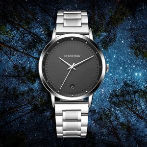 Besseron المصمم الأصلي الشهير المعصم الفاخرة جميع الفولاذ المقاوم للصدأ الفرقة للماء الرجال في ساعة اليد - Product Image 2