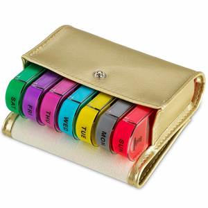 กล่องใส่ยาพลาสติกแบบพกพา 28 ช่อง สำหรับเดินทางรายสัปดาห์ วัสดุ PP ทนทาน - Product Image 2