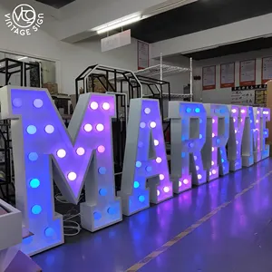 Customized Bulb 5ft Baby Marquee Letters 4ft Be Led With Wholesale Price