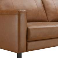Großhandel Echtes Leder Luxus Chesterfield Dreisitzer Wohnzimmer-Sofagarnitur Moderne Büro Nicht-Funktionale Sofas für Apartments