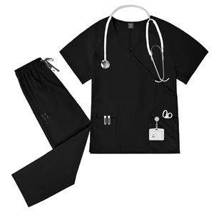 42186 cuello de empalme lazo trasero ropa de marca para hombre ropa de mujer ecológica Scrubs para mujeres enfermería - Product Image 1