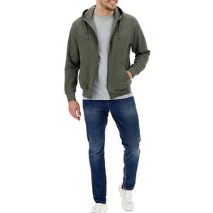 Sudaderas con capucha de talla grande OEM con diseño de logotipo personalizado, ropa de hombre de talla grande, sudaderas con capucha de invierno con cremallera de algodón 100% a la venta - Product Image 2