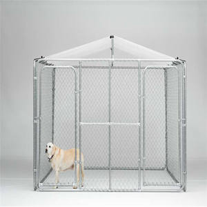 Chuồng chó bằng sắt kim loại nhỏ gọn <span class=keywords><strong>6x10x6</strong></span>, thoáng khí, có thể gấp gọn, thích hợp cho mèo, có cửa kéo khóa, kiểu nhà thú cưng - Product Image 6