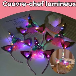 ที่คาดผมยูนิคอร์น LED ลดราคาพิเศษ ที่คาดผมเรืองแสงสำหรับงานวันเกิด งานแต่งงาน และงานปาร์ตี้ - Product Image 4