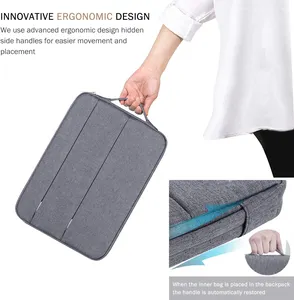 Mochilas escolares para laptop, mochilas com logotipo personalizado de alta qualidade para uso diário, 13,3 e 14 polegadas, capa de nylon