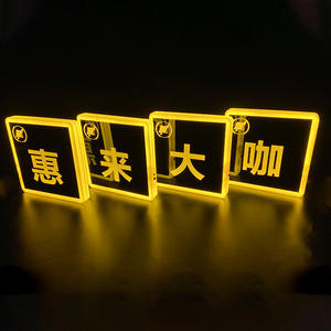 Panneau lumineux LED rechargeable moderne, texte personnalisé, plaque de bière pour bar, KTV et fête, panneau lumineux d'ambiance clignotant - Product Image 3