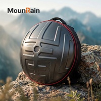 Mountain Rain Handpan Hard Bags Round Sound Healing Drum Meditative Yoga Tool for Alignment Crafted Other