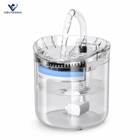 Fontaine à eau intelligente pour animaux de compagnie avec bec verseur, fontaine à boire pour chat et chien avec capteur et filtre, versions USB et secteur
