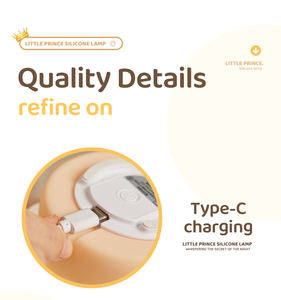 Lámpara Nocturna de Silicona de Fábrica, Ecológica, Recargable, LED, Decoración de Habitación, Regulable, Lámpara Nocturna del <span class=keywords><strong>Principito</strong></span> - Product Image 6