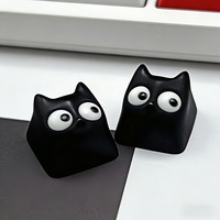 Custom Epoxy Resin Demon Theme Keycaps Black/Blue/Pink Single ESC Keycaps for Fidget Toy and Mx Switch Mechanical Keyboard