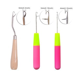 Lot de 5 crochets à loquet courbés pour tresses africaines, fixation de perruques et tissage de cheveux - Product Image 5