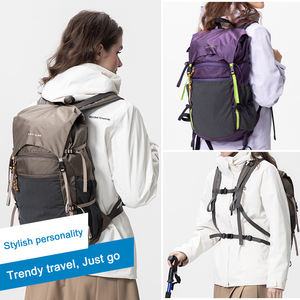 Professionele Outdoor Waterdichte Nylon Rugzak Lichtgewicht Opvouwbare Grote Capaciteit Flap Top Voor Reizen Trekking Bergbeklimmen - Product Image 4