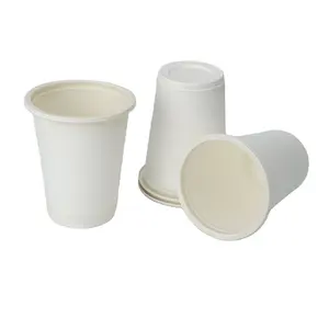 8オンス250mlコーンスターチカップ使い捨て環境にやさしい生分解性コーンスターチカップディナーパーティーコーヒーカップ用