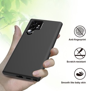 Étui de téléphone en Silicone liquide pour <span class=keywords><strong>Samsung</strong></span> <span class=keywords><strong>S22</strong></span> Ultra étui antichoc en Silicone épais étui de téléphone portable avec doublure en microfibre - Product Image 6