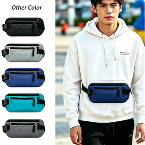 Bolsa de Cintura Deportiva Impermeable de Nailon para Hombre, Personalizada con Impresión, para Uso en Exteriores - Product Image 1