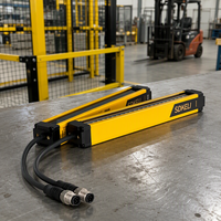 Rideau lumineux de sécurité SMT CE TUV pour la protection des doigts et des mains, rideaux lumineux de sécurité pour machines de presse, automatisation d'usine