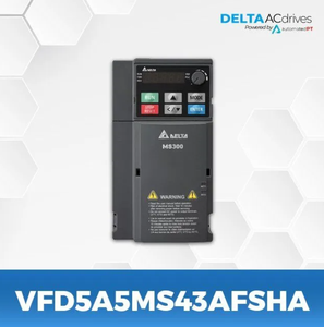 อินเวอร์เตอร์ Delta MS300 VFD5A5MS43AFSHA 380-460V 3 เฟส 2.2 กิโลวัตต์ 3 แรงม้า - Product Image 1