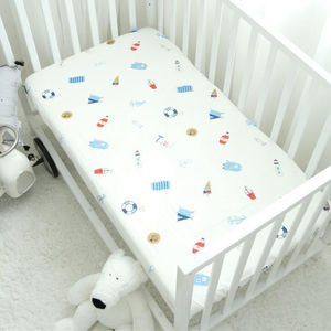 <span class=keywords><strong>Lenzuola</strong></span> per <span class=keywords><strong>bambini</strong></span> stampate in stile americano, <span class=keywords><strong>lenzuola</strong></span> per lettino con cofano in cotone per <span class=keywords><strong>bambini</strong></span> personalizzate, materasso per culla singolo trapuntato completo - Product Image 4