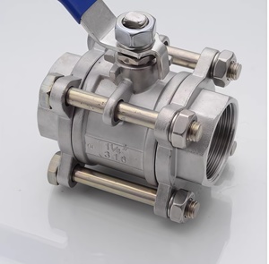 Válvula de Bola de 3 Piezas de Acero Inoxidable 304 Q11F, Rosca BSP para un Control Confiable de Encendido/Apagado de Tuberías - Product Image 4