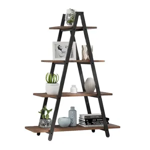 Household Iron Stable Vier schicht ige Rack-Dekorationen Art Shelf Storage nach Bedarf
