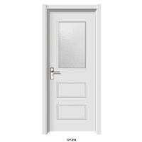 Conception de porte en bois de chambre à coucher moderne personnalisable peinture carte de couleur matériau MDF avec surface finie pour chambre intérieure de bureau à domicile