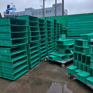Meilleur plateau d'échelle léger Plateaux de câbles en plastique renforcé de fibres de verre Goulotte de câblage de boîte de goulotte de pont en composite durable - Product Image 4