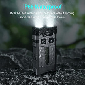 Waterproof IP65 USB Rechargeable LED Adjustable Beam <strong>Keychain</strong> <strong>Torch</strong> <strong>Light</strong> 365Nm UV Mini Flashlight Magnet Aluminum Alloy Green - Product Image 3