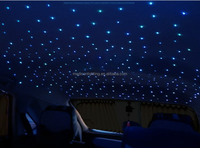 Lumière d'étoile de plafond de voiture en fibre optique PMMA LED 12VDC RGB à faire soi-même pour la décoration