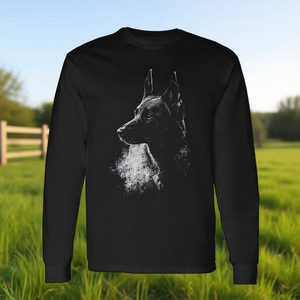 Camiseta de manga larga con gráfico de perro Malinois belga, diseño de animales domésticos - Product Image 3