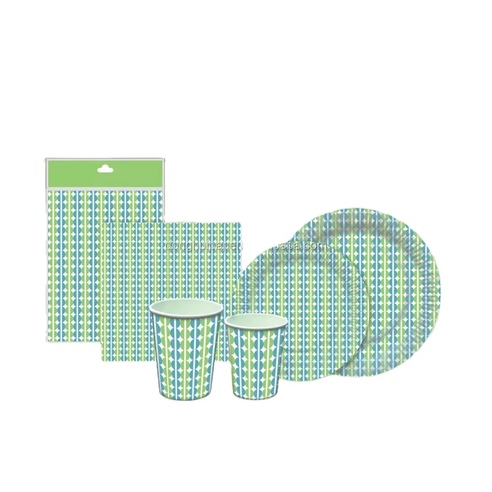 Paper Napkin & Plate & Cup and Table Clothes for Daily Life Party Supplies
