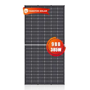 Panneau solaire bipv transparent double face pour bateau photovoltaïque, 385W, le plus grand au monde