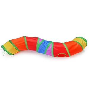 Manufacturers Pet Supplies <b>Cat</b> Rainbow <b>Tunnel</b> <b>Cat</b> Toy Drill Barrel Channel Foldable <b>Cat</b> <b>Tunnel</b> - Product Image 2