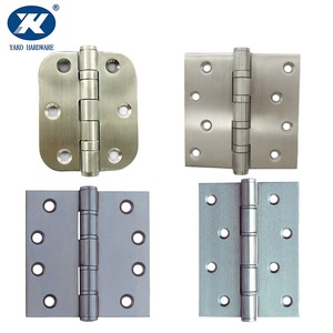 Bisagra plana de acero inoxidable tipo L con 2 rodamientos de bolas para <span class=keywords><strong>puerta</strong></span> batiente, bisagra grande con manivela a prueba de tormentas - Product Image 2
