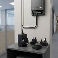 Adaptateur secteur international multi-prises DC 12V 2A EU UK US pour contrôleur d'accès