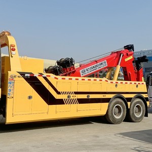 Suministro Directo de Fábrica: Camión Grúa Integrado Howo TX 6x4 de 20 Toneladas, Camión de Rescate para Averiados en Carretera, Capacidad de Remolque 1 a 1 - Product Image 5