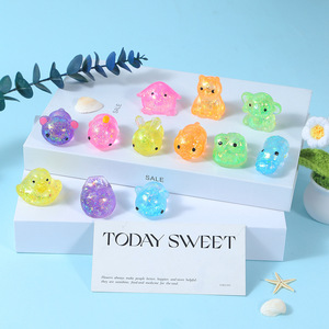 Juguetes Blandos de Animales Realistas Hechos de Maltosa, Animales Pequeños de Aspecto Cristalino para Aliviar el Estrés, Juguetes Blandos para Niños - Product Image 1