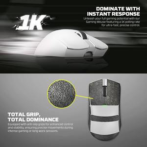 <span class=keywords><strong>FANTECH</strong></span> WG13 <span class=keywords><strong>เมาส์</strong></span>สำหรับเล่นเกมแบบชาร์จไร้<span class=keywords><strong>สาย</strong></span>พร้อมแท่นชาร์จ 26000DPI PAW3395 RGB <span class=keywords><strong>เมาส์</strong></span>สำหรับเล่นเกมพีซีน้ำหนักเบา - Product Image 3